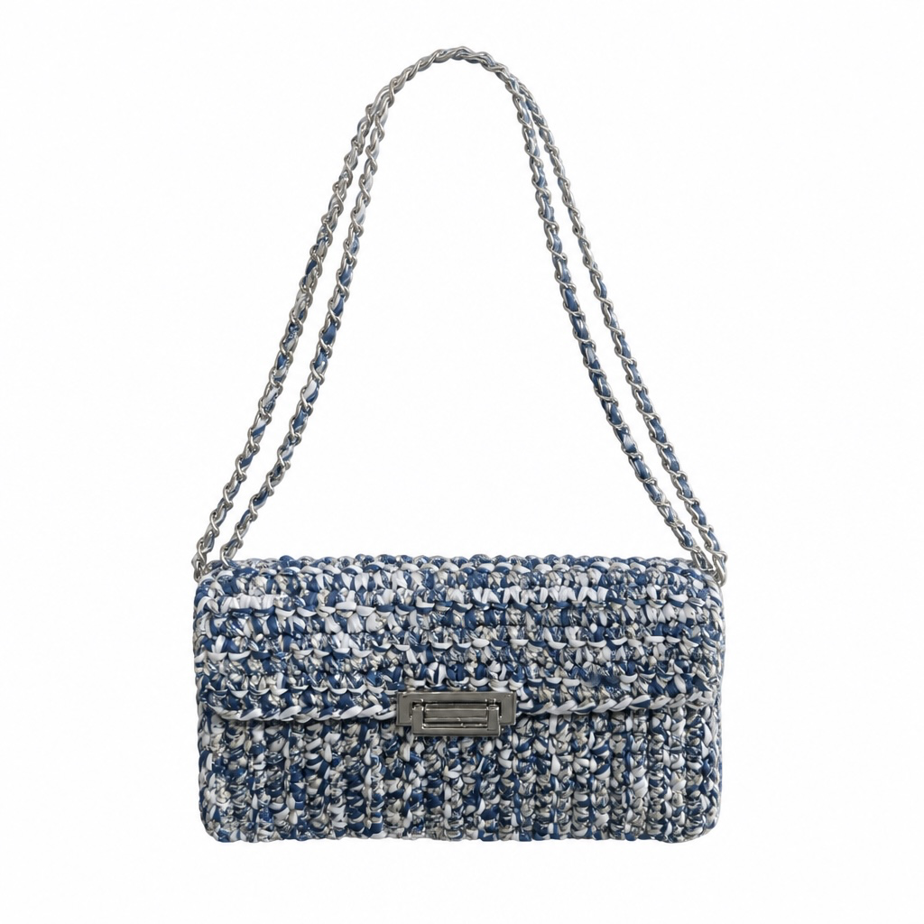 Lorenza Gandaglia Cowboy Bag Blue/White