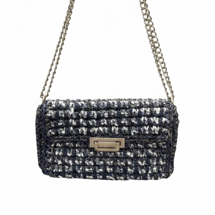 Lorenza Gandaglia Cowboy Bag Navy/White