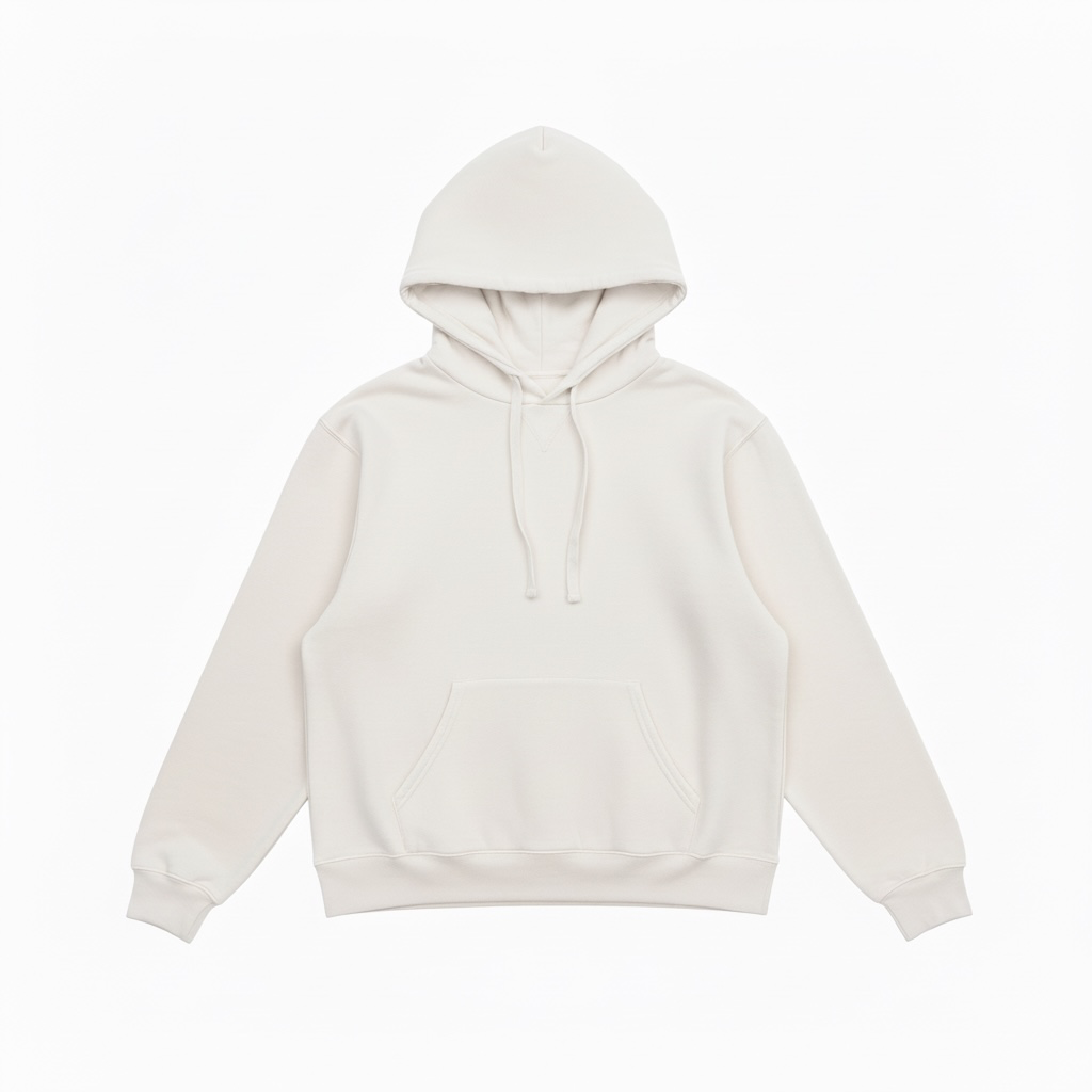 Ghost Forest Surf Club Coastie Hoodie Washed Out White