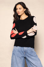 Lisa Todd Heart Stealer Cashmere Sweater
