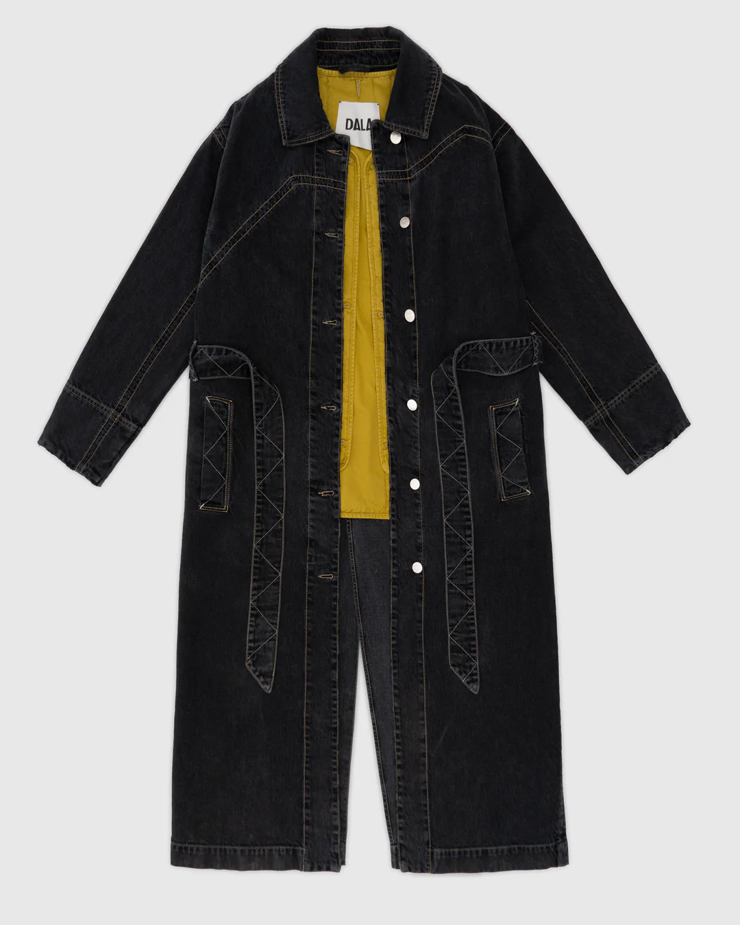 DALA Ankle Car Coat in Hurricane