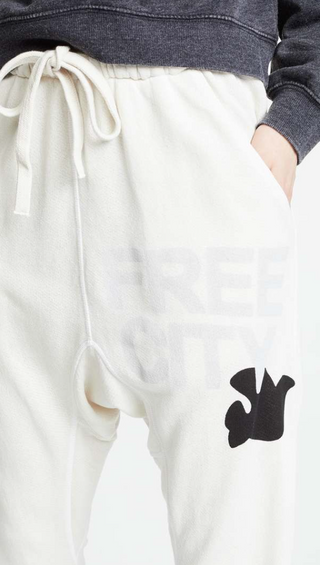 Free City Superfluff Pocket Lux Sweatpant in CreamyYum