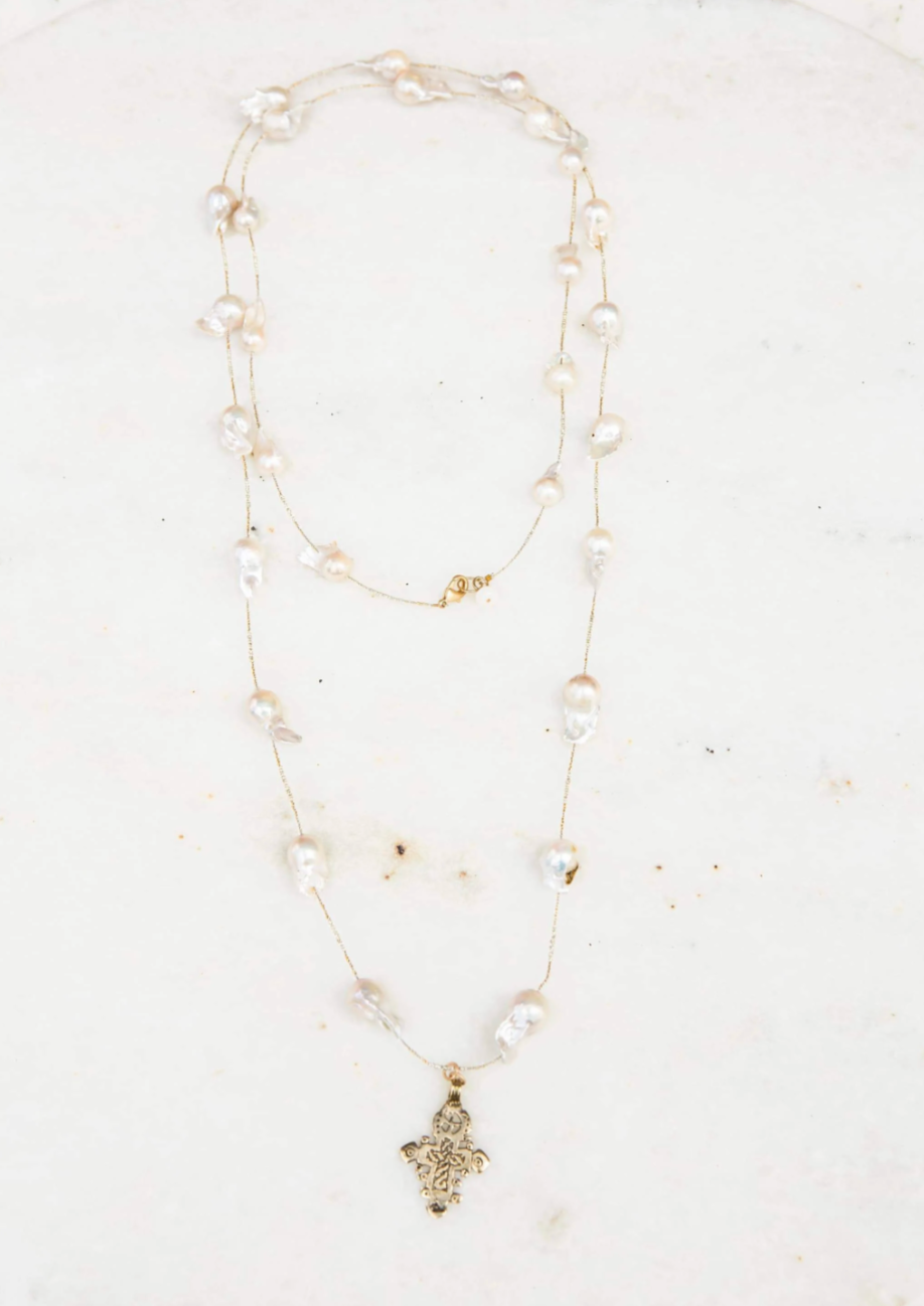 Bittersweet Hefty Pearl Spacer Ivory