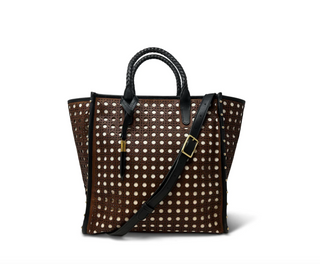 Kempton & Co. Ballabriggs Leather Rattan Tote