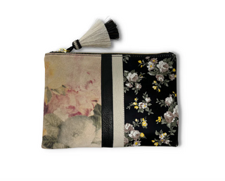 Kempton & Co. Small Army Floral Pouch