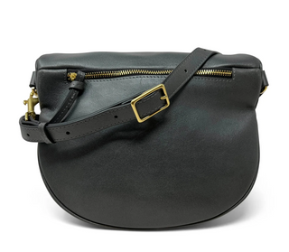 Kempton & Co. Inez Belt Bag in Gunmetal Geo Sport Perf