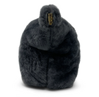 Kempton & Co. Stone Snap Shearling Make Up Bag