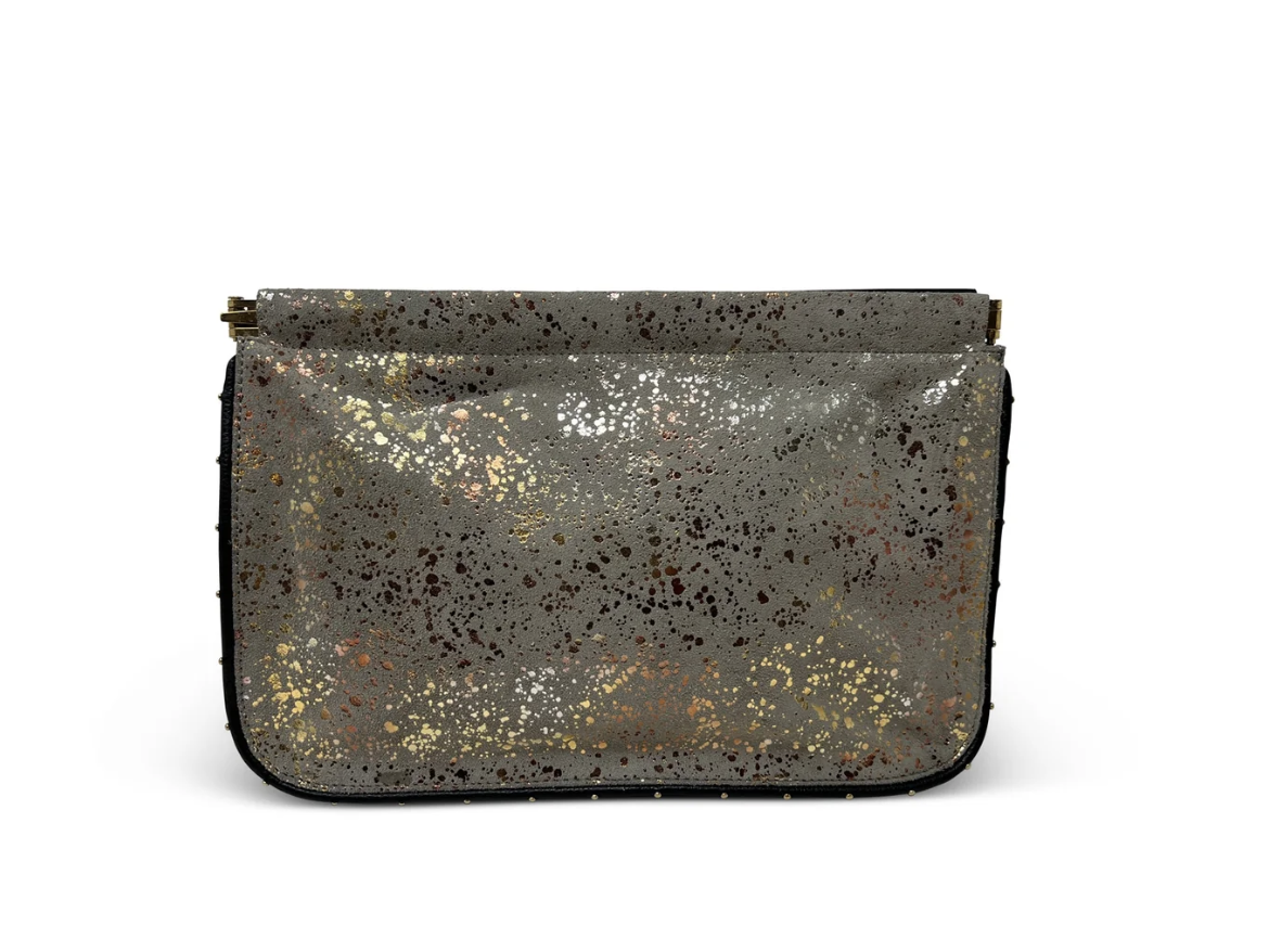 Kempton & Co. Snap Clutch in Stardust
