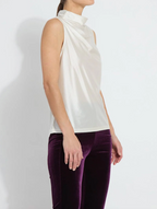 Lyssé Irina Satin Jersey Top