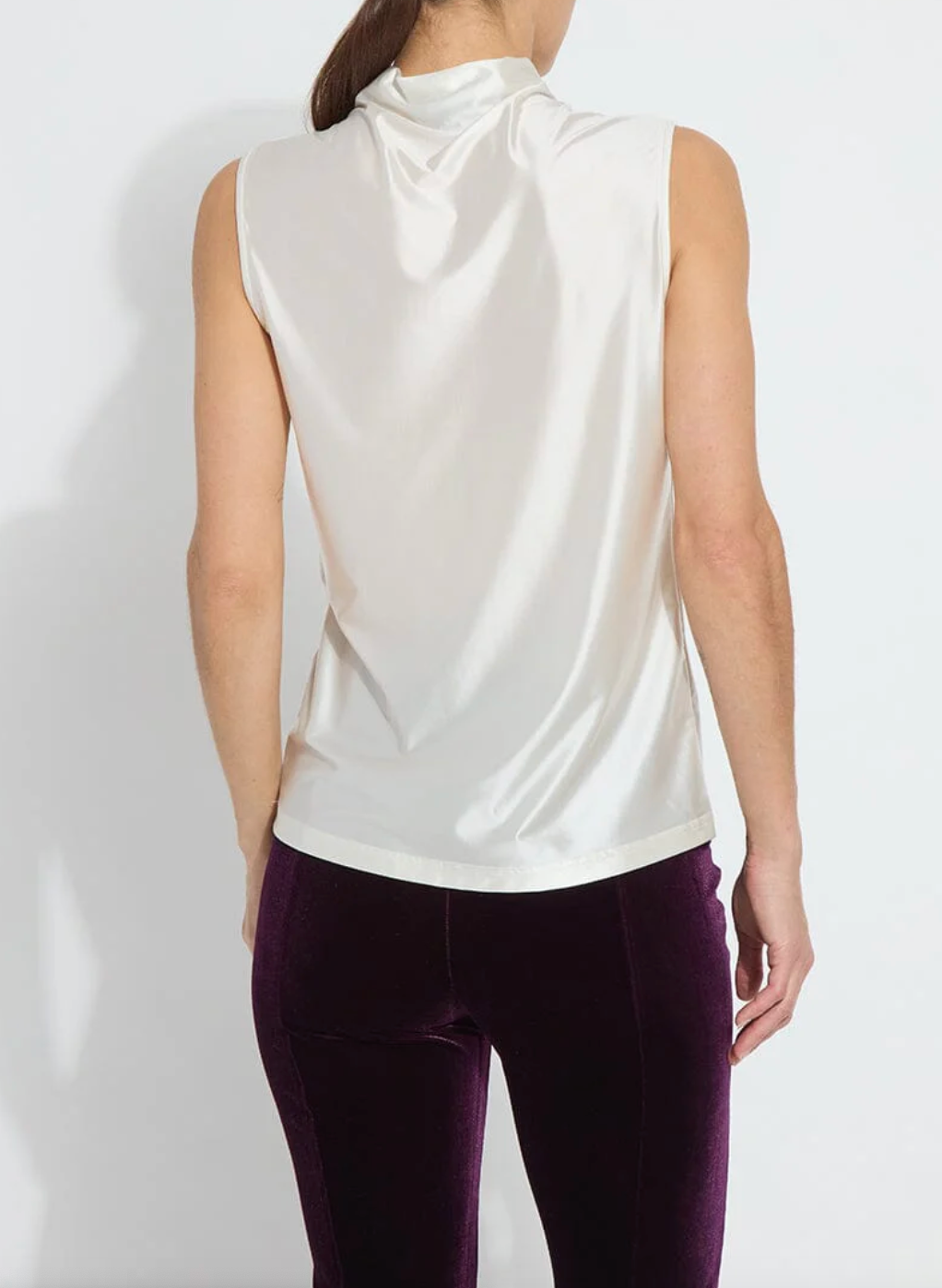 Lyssé Irina Satin Jersey Top