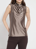Lyssé Irina Satin Jersey Top