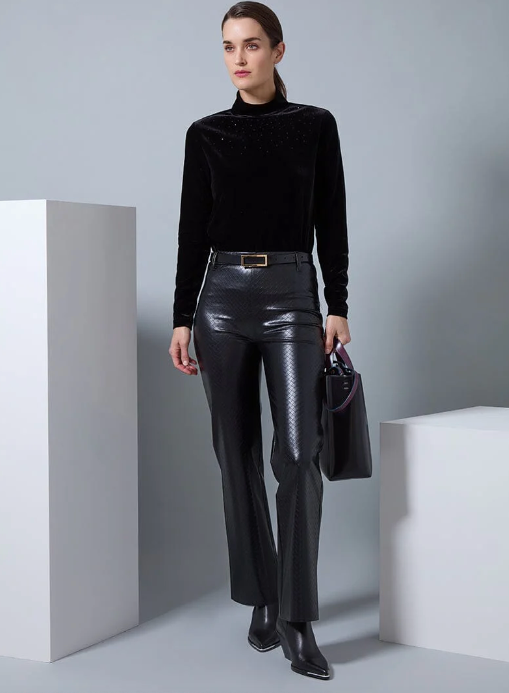 Lyssé Amara Straight Flare Woven Pant