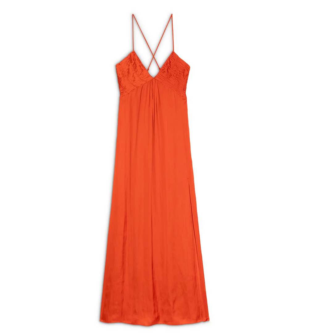 Zadig&Voltaire Rayonne Satin Maxi Dress