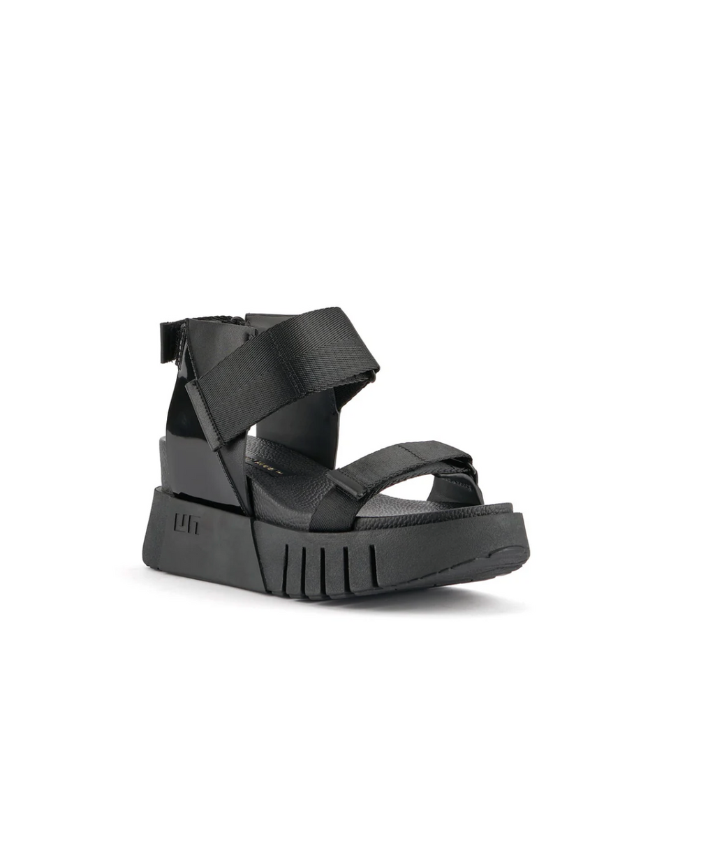 United Nude Delta Run 3D Sandal Black