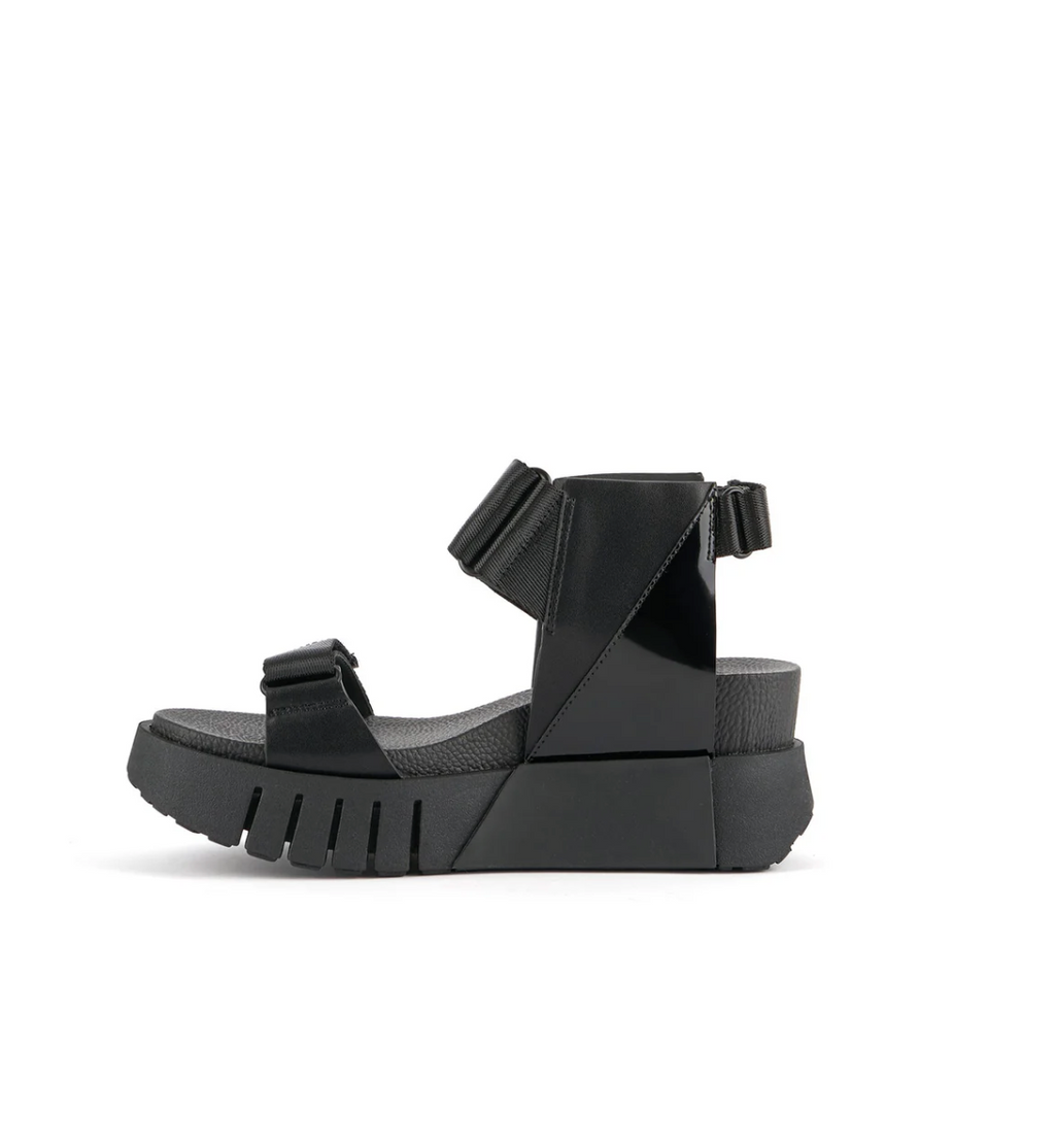United Nude Delta Run 3D Sandal Black