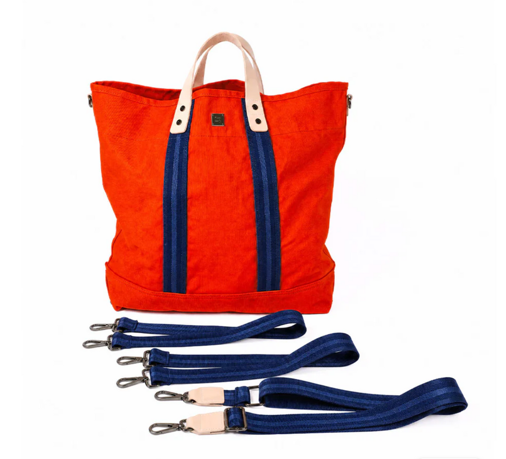 Think Royln Daydream Tote (Maxi) Sunset with Navy Straps