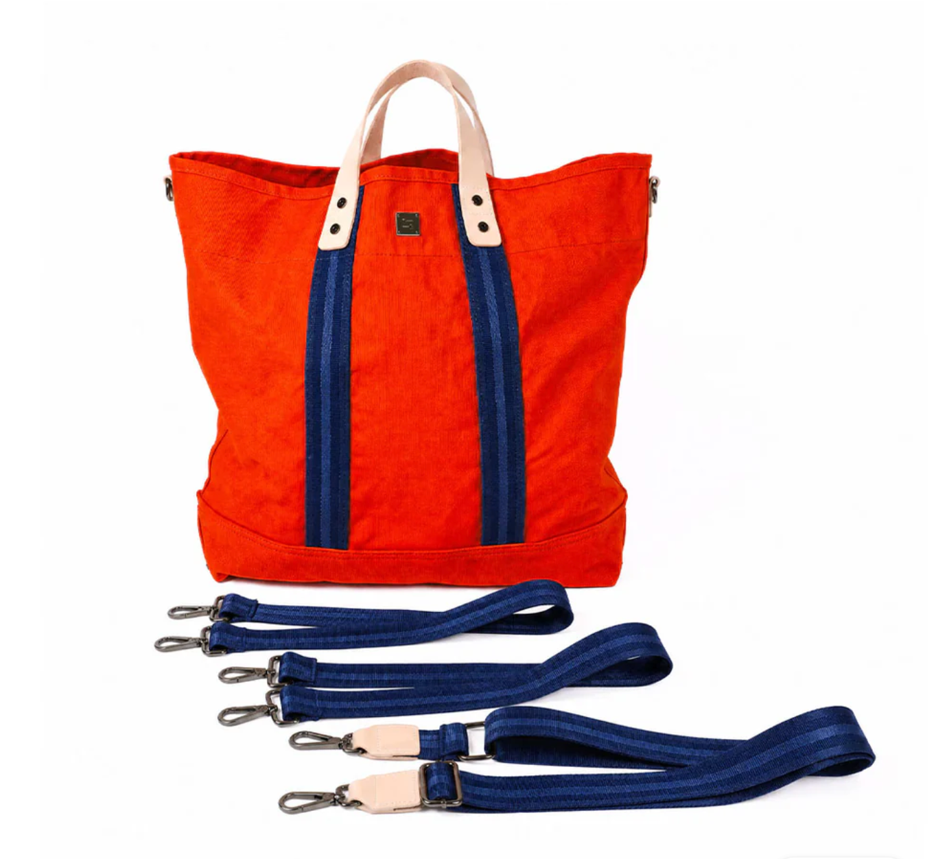 Think Royln Daydream Tote (Maxi) Sunset with Navy Straps