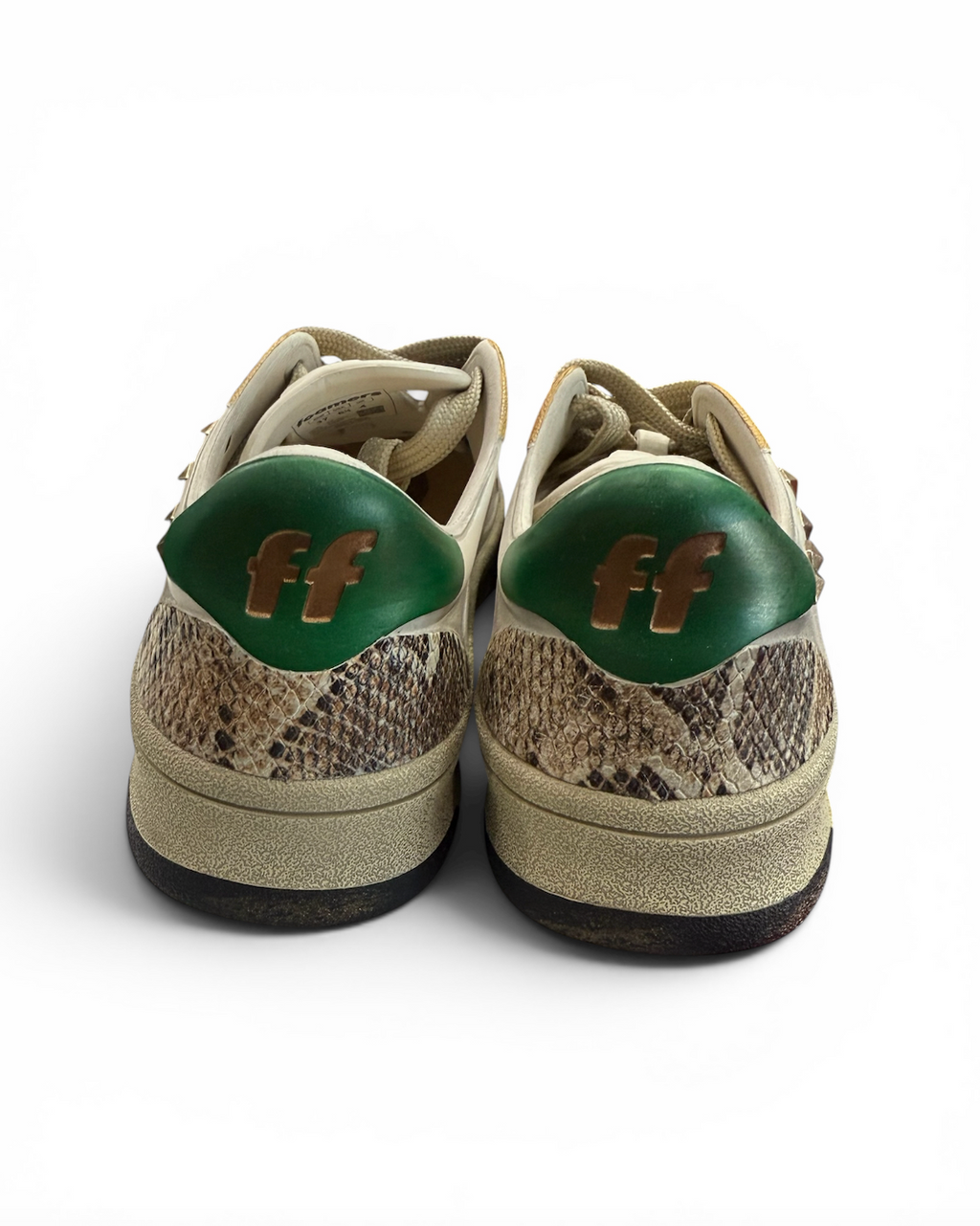 Foamers Off White/Black/Green/Gold