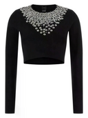 PINKO Embellished Crewneck Blouse