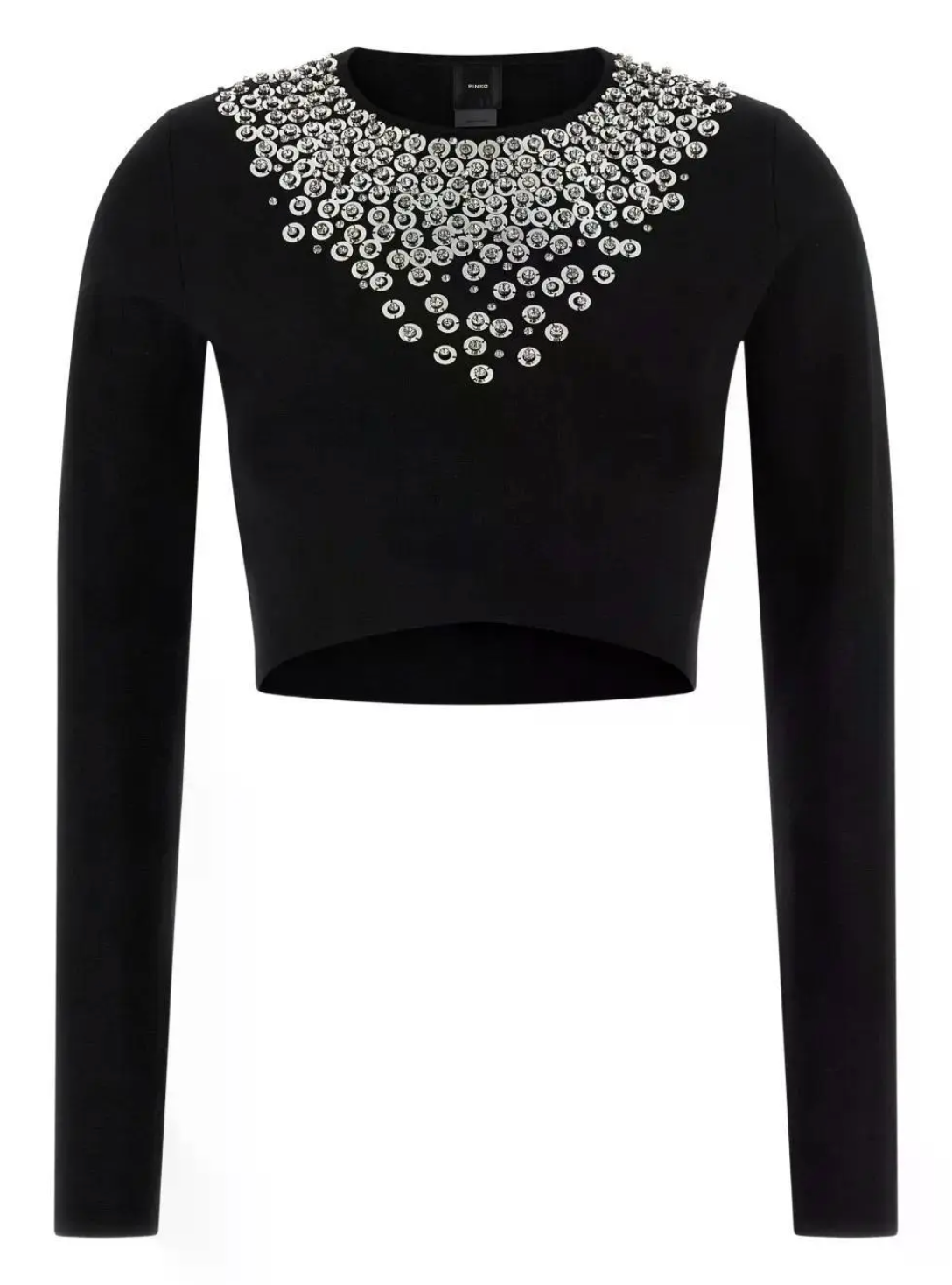 Pinko Embellished Crewneck Blouse