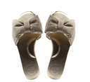 Solei Sea Rafie Bow Slide Sandal Starry