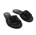 Solei Sea Camille Rose Slide Sandal Black