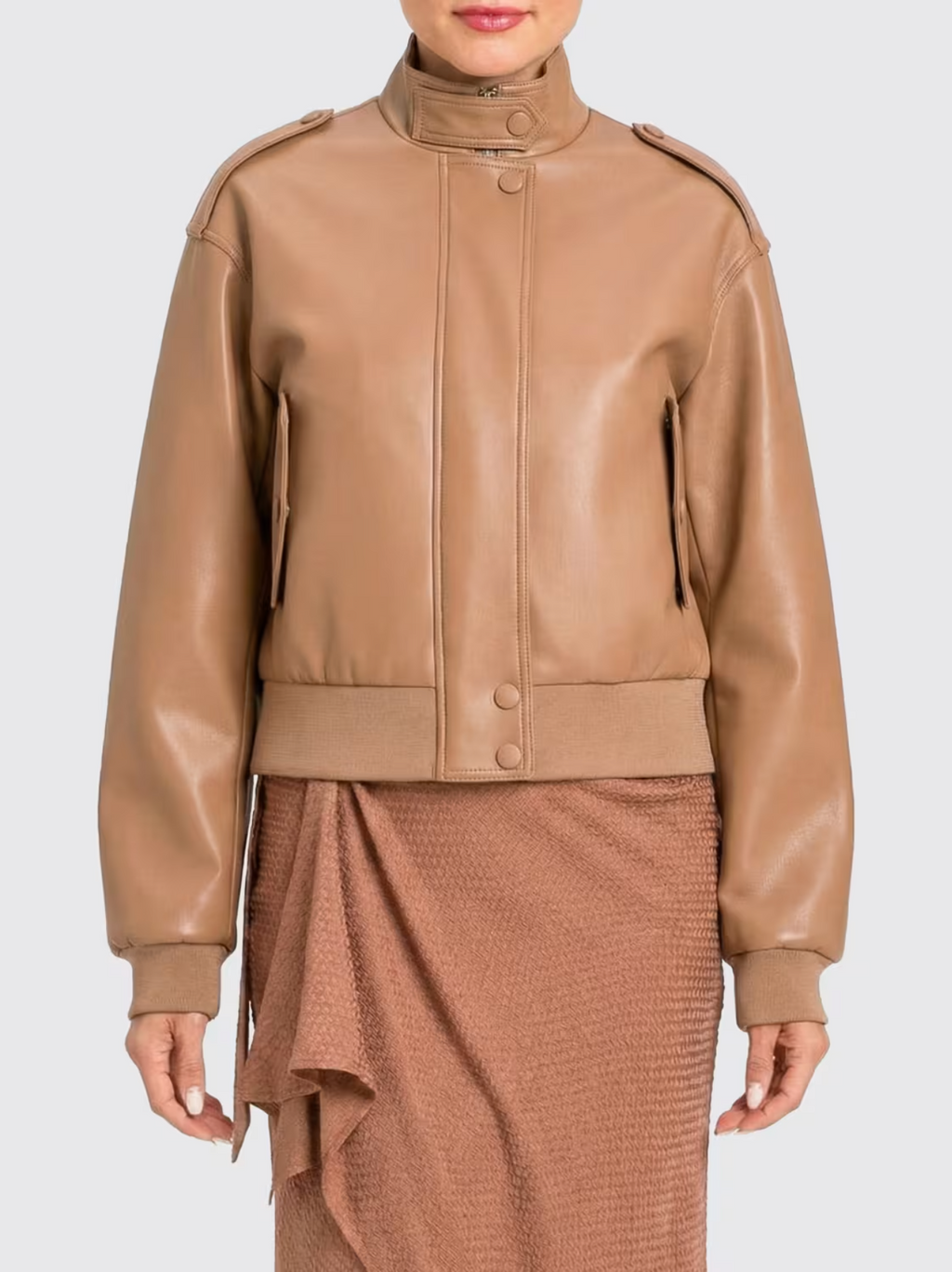 Twinset Faux Leather Jacket