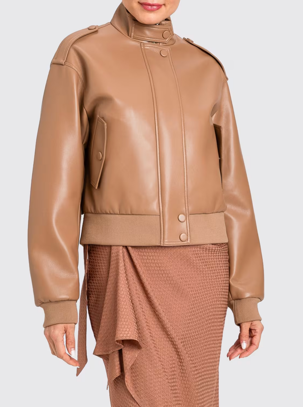 Twinset Faux Leather Jacket