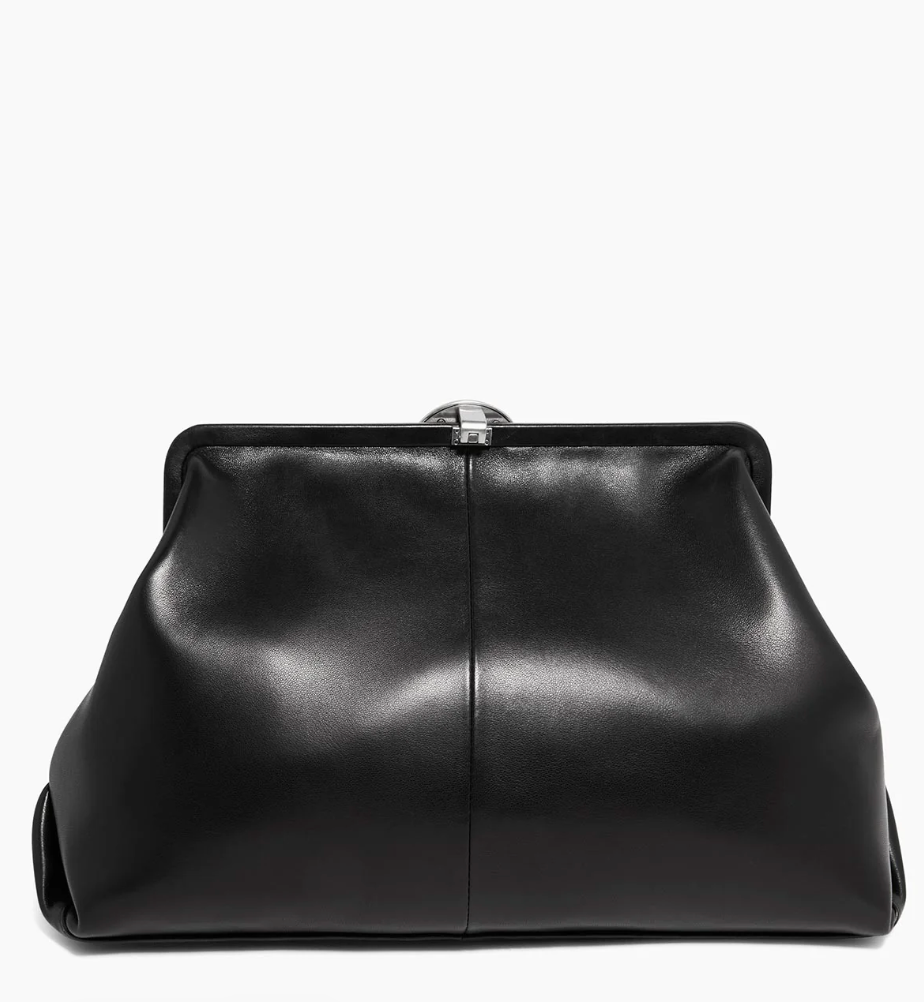 Aimee Kestenberg Microstuds Full Circle XL Clutch Black