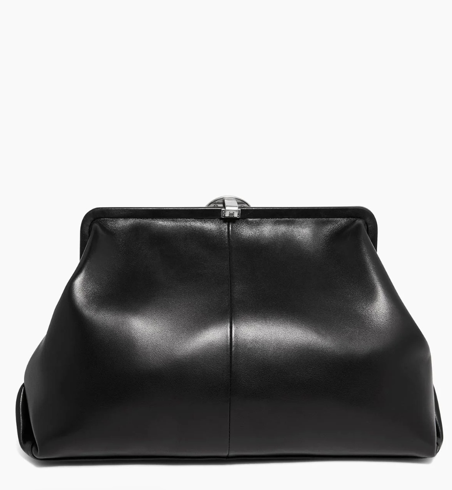 Aimee Kestenberg Microstuds Full Circle XL Clutch Black