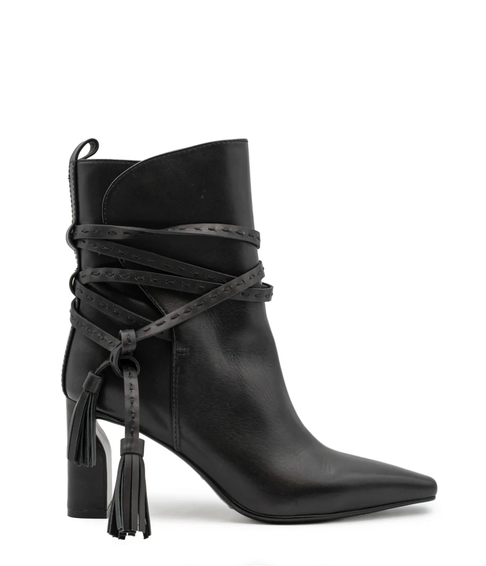 PALOMA BARCELÓ MAGGIE NAPPA BLACK ANKLE BOOT