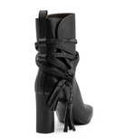 PALOMA BARCELÓ MAGGIE NAPPA BLACK ANKLE BOOT