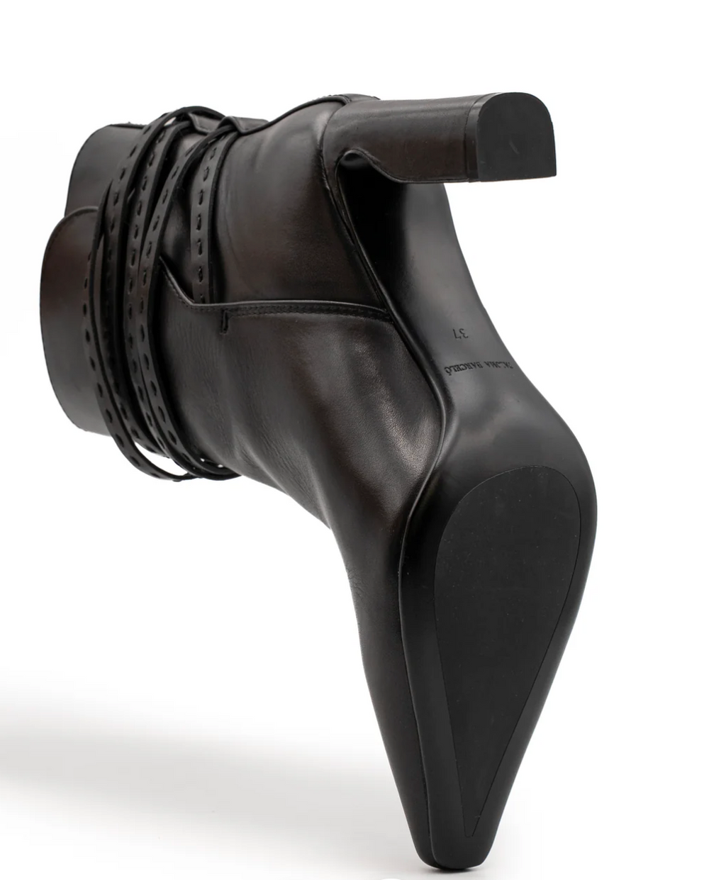PALOMA BARCELÓ MAGGIE NAPPA BLACK ANKLE BOOT