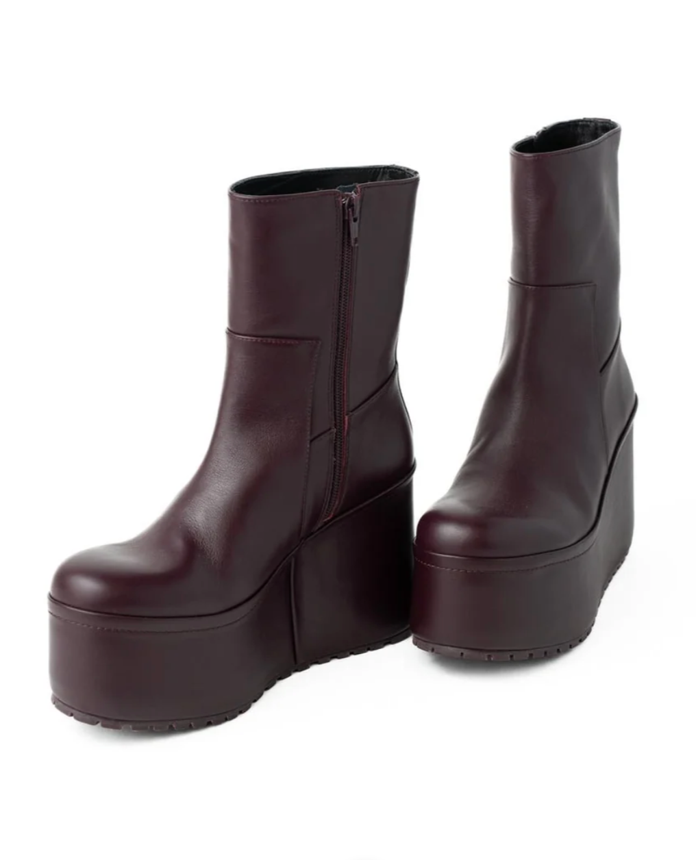 PALOMA BARCELÓ BLAIRE NAPPA BURGUNDY BOOT