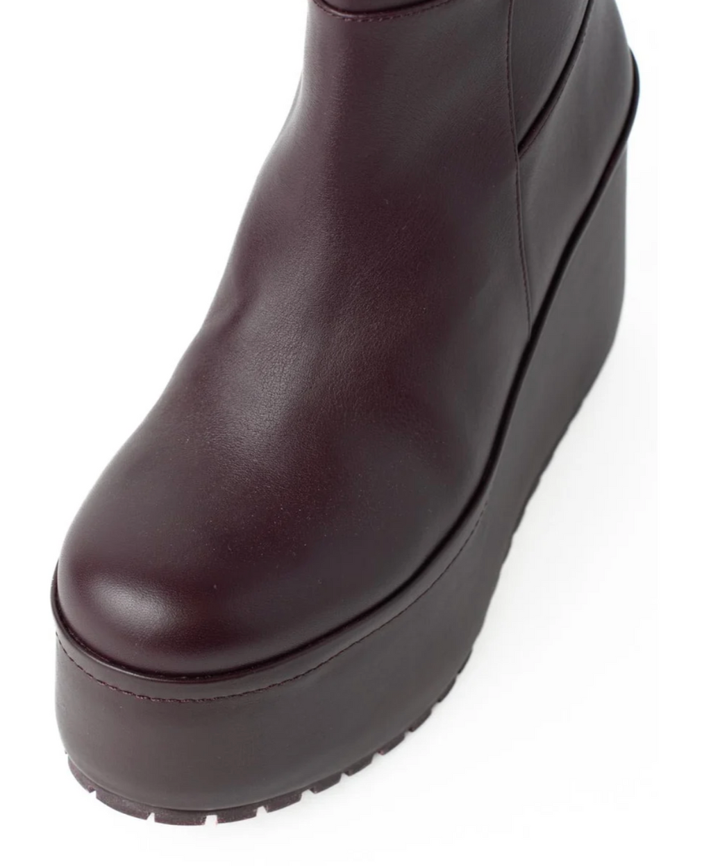 PALOMA BARCELÓ BLAIRE NAPPA BURGUNDY BOOT