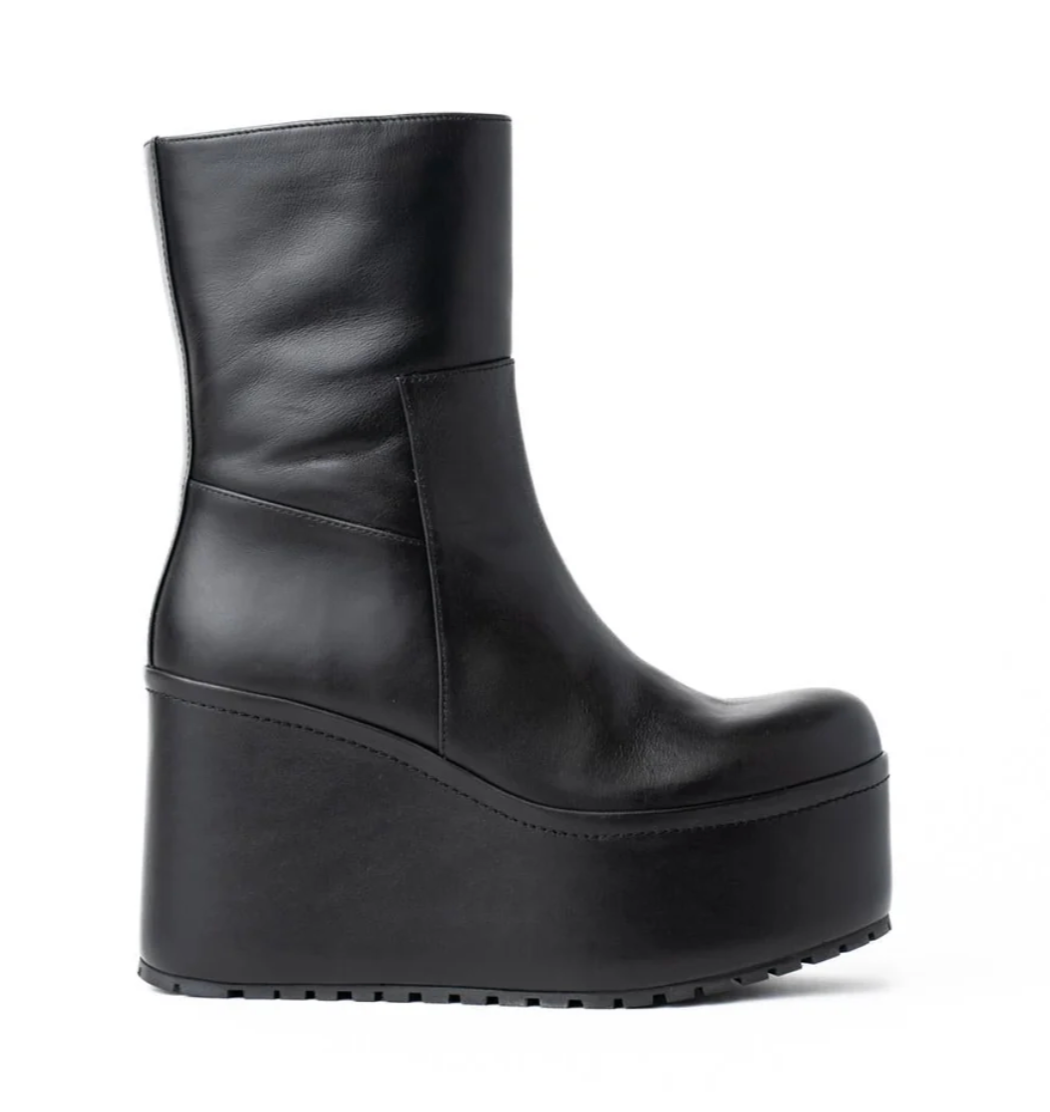 PALOMA BARCELÓ BLAIRE NAPPA BLACK ANKLE BOOT