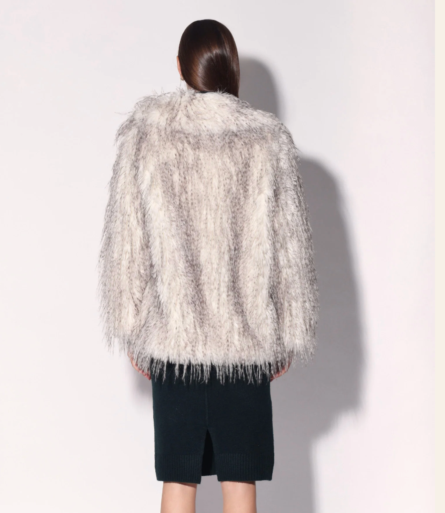 Walter Baker Marissa Coat Off White Grey