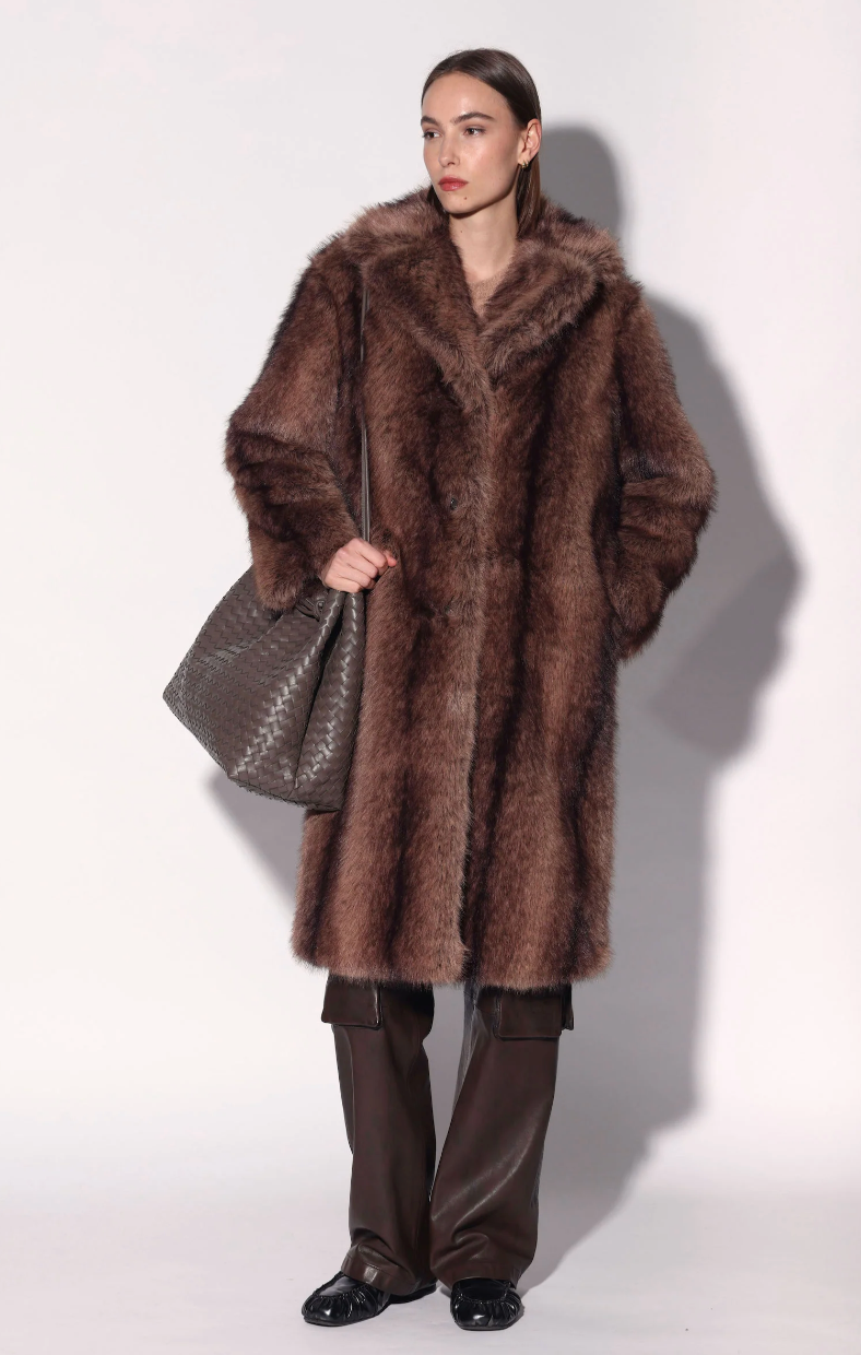 Walter Baker Pacey Coat Brunette