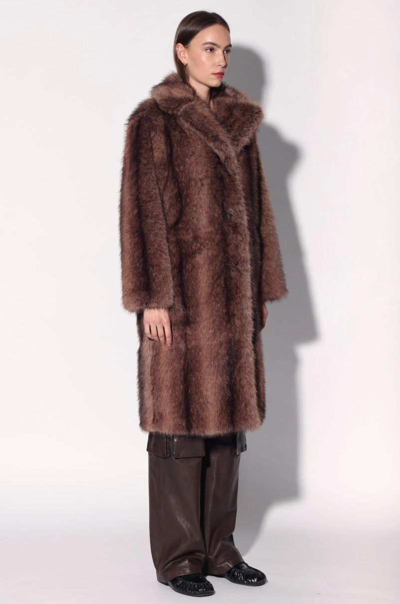 Walter Baker Pacey Coat Brunette