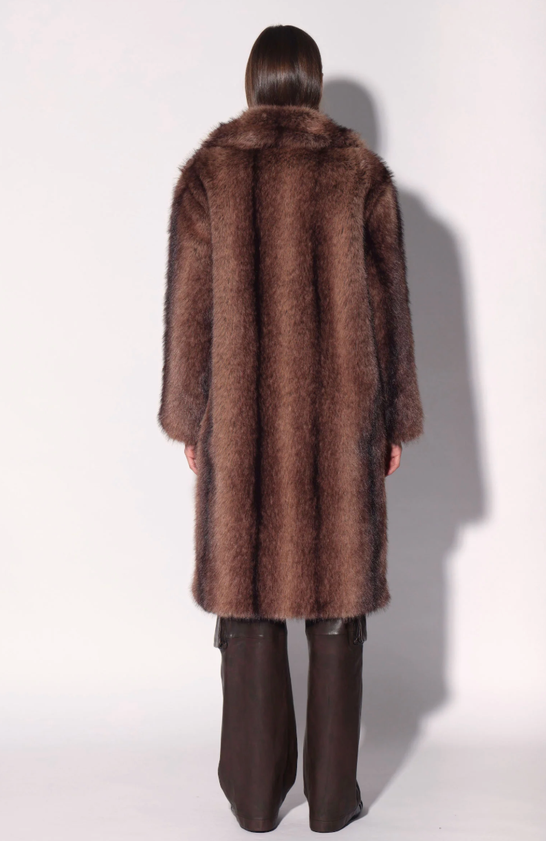 Walter Baker Pacey Coat Brunette