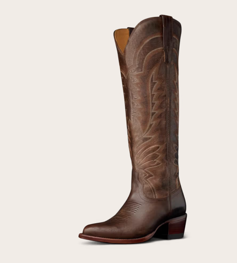 Tecovas Abby Cowgirl Mocha Boot