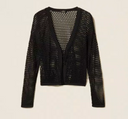 Twinset Mesh Knit Cardigan