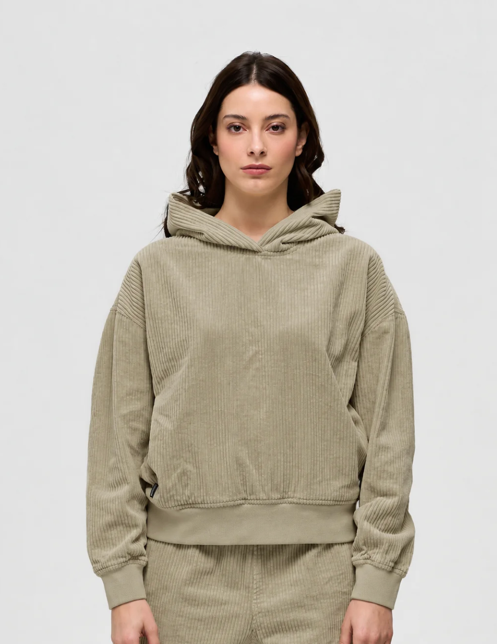 Keeling Lering Hooded Sweater Khaki