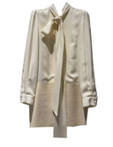 Federica Bonifaci DR Dress Neck Tie White
