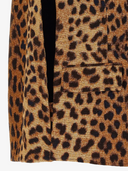 Federica Bonifaci Leopard Print Cape Sleeve Blazer