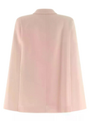 Federica Bonifaci Feather Double Breasted Blazer Pink
