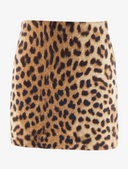 Federica Bonifaci Leopard Print Mini Skirt