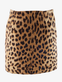 Federica Bonifaci Leopard Print Mini Skirt