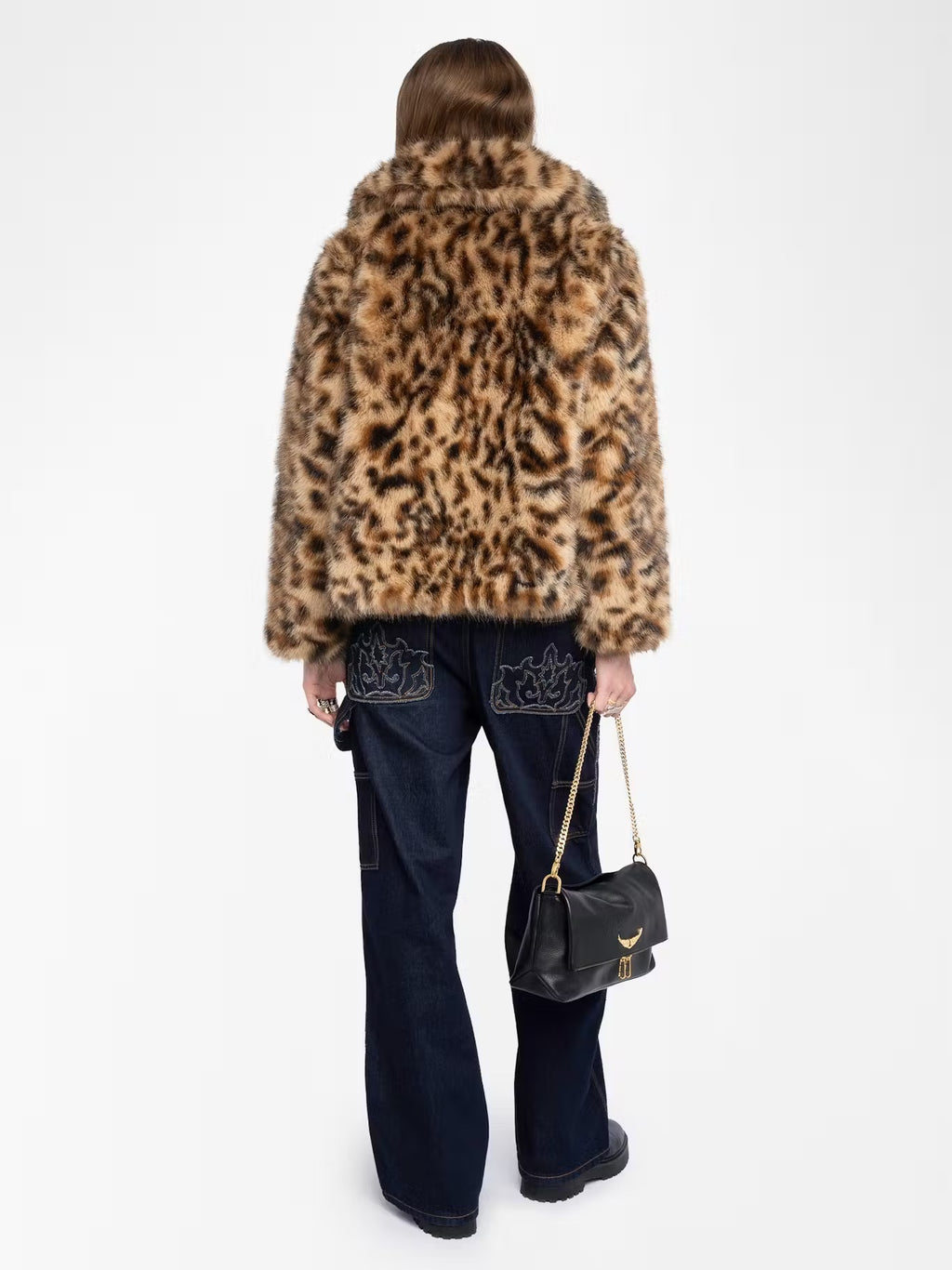 Zadig&Voltaire Finito Faux Fur Coat Brown