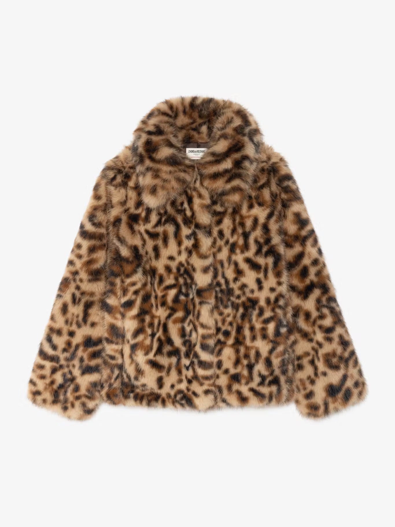 Zadig&Voltaire Finito Faux Fur Coat Brown